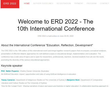education domain conference